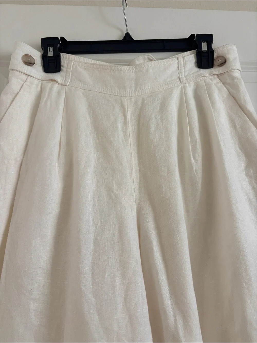 Banana Republic Women’s Size 8 100% Linen Wide Leg Pants Lined
